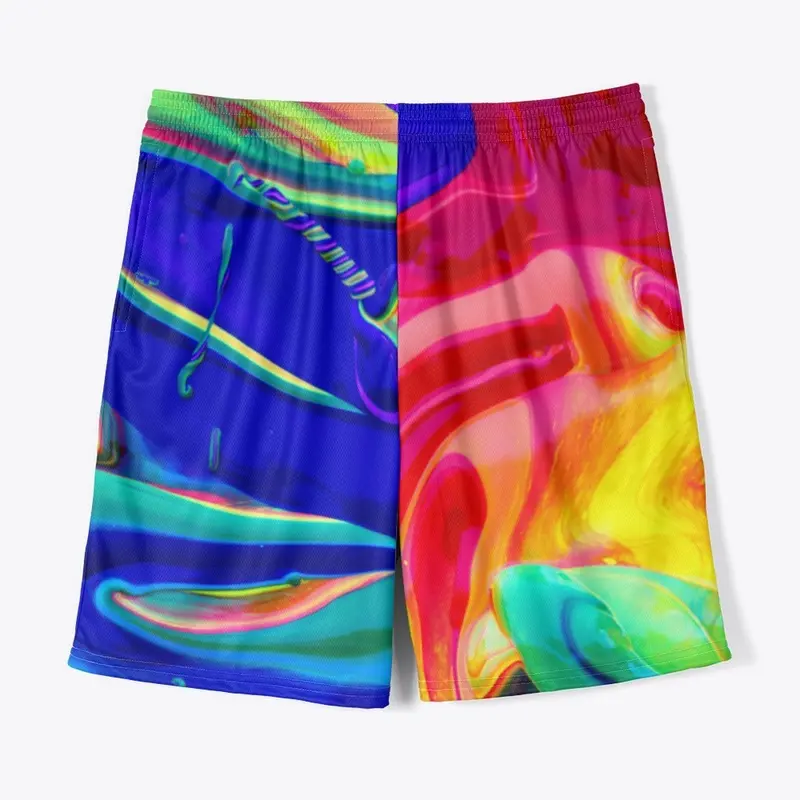 All-Over print men's jersey shorts